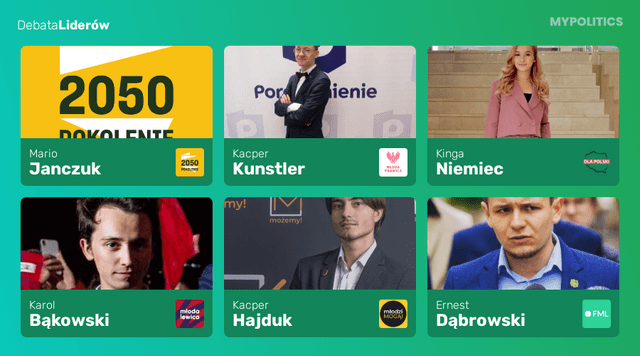 Debata Liderów I 05.09.2021